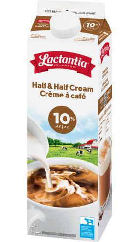 Lactantia - 10% Half and Half Cream — Case (16 x 1 L)