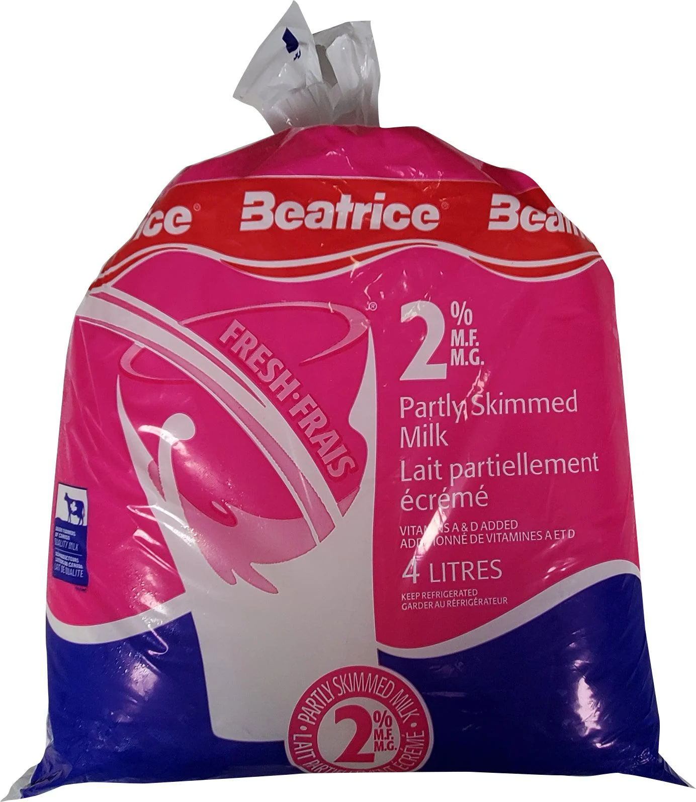 Beatrice - Milk - 2% - 4Lt — Case (4 x 4 L)