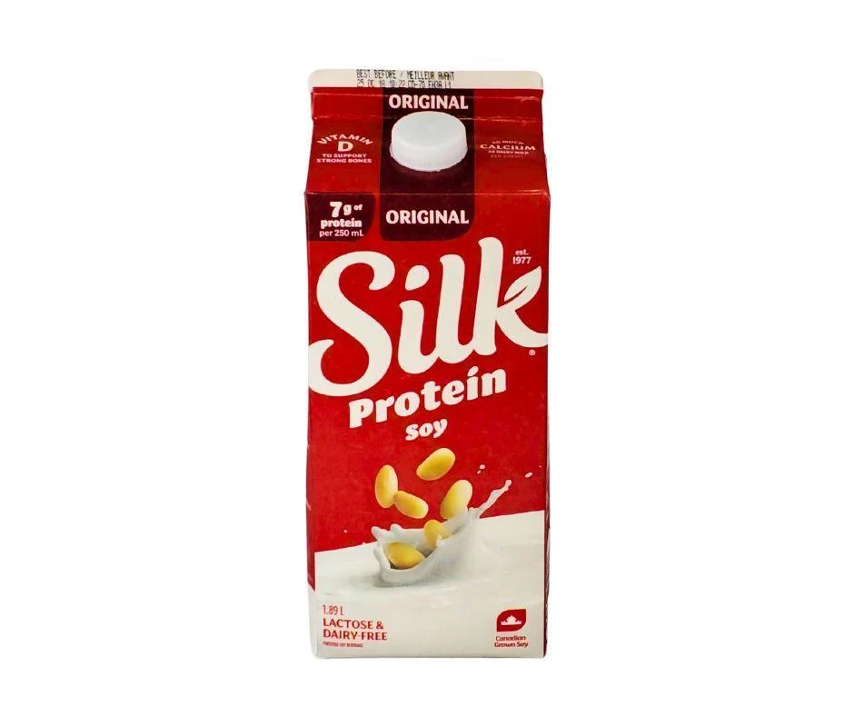 Silk - Milk - Soy Organic Plain — Case (6 x 1.89 L)