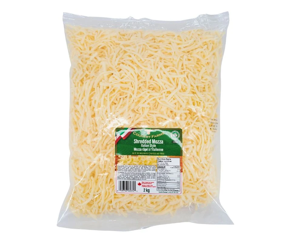 Country Farms - Shredded Mozzarella Italian Style — Case (4 x 2 KG)