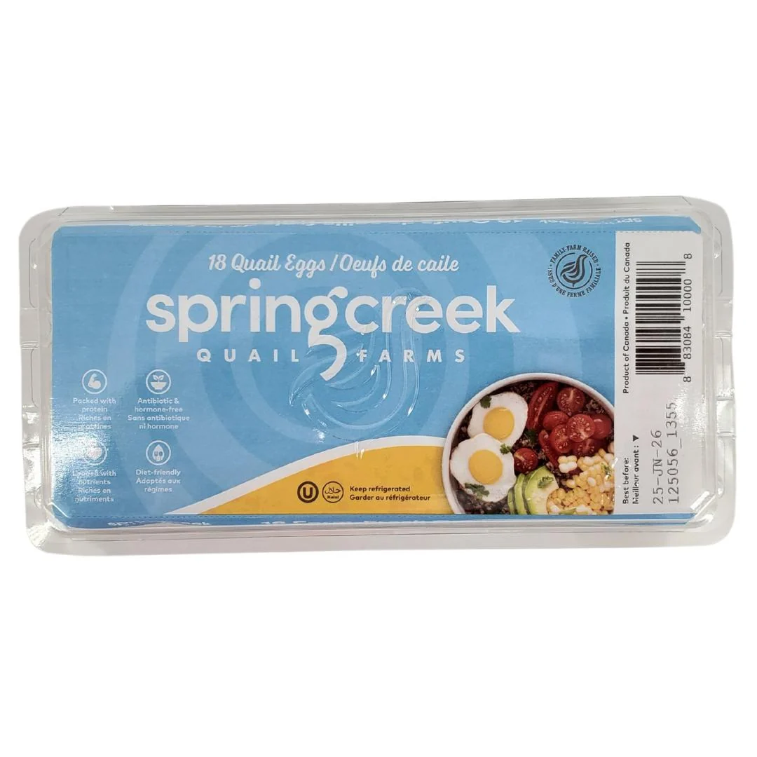 Spring Creek - Quail Eggs — Case (18 CT)
