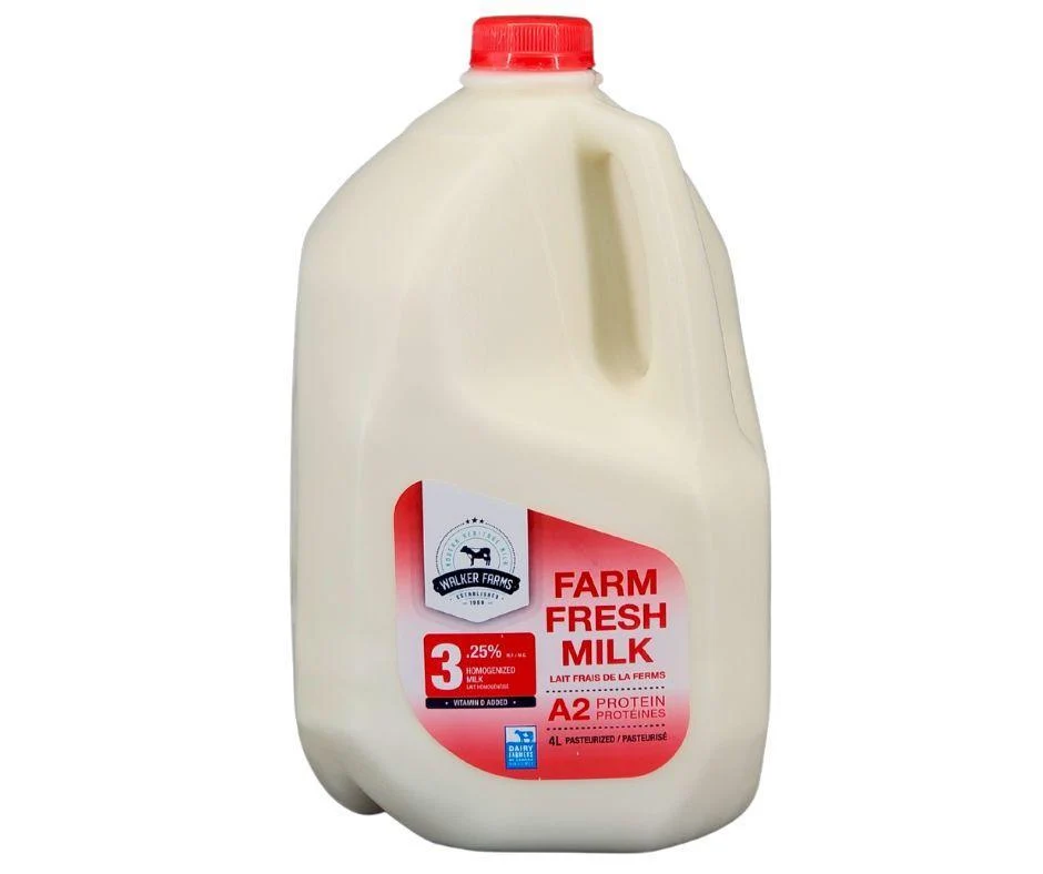 Modhani - 3.25% - A2 - Fresh Pasteurized Homo Milk — Each (4 L)