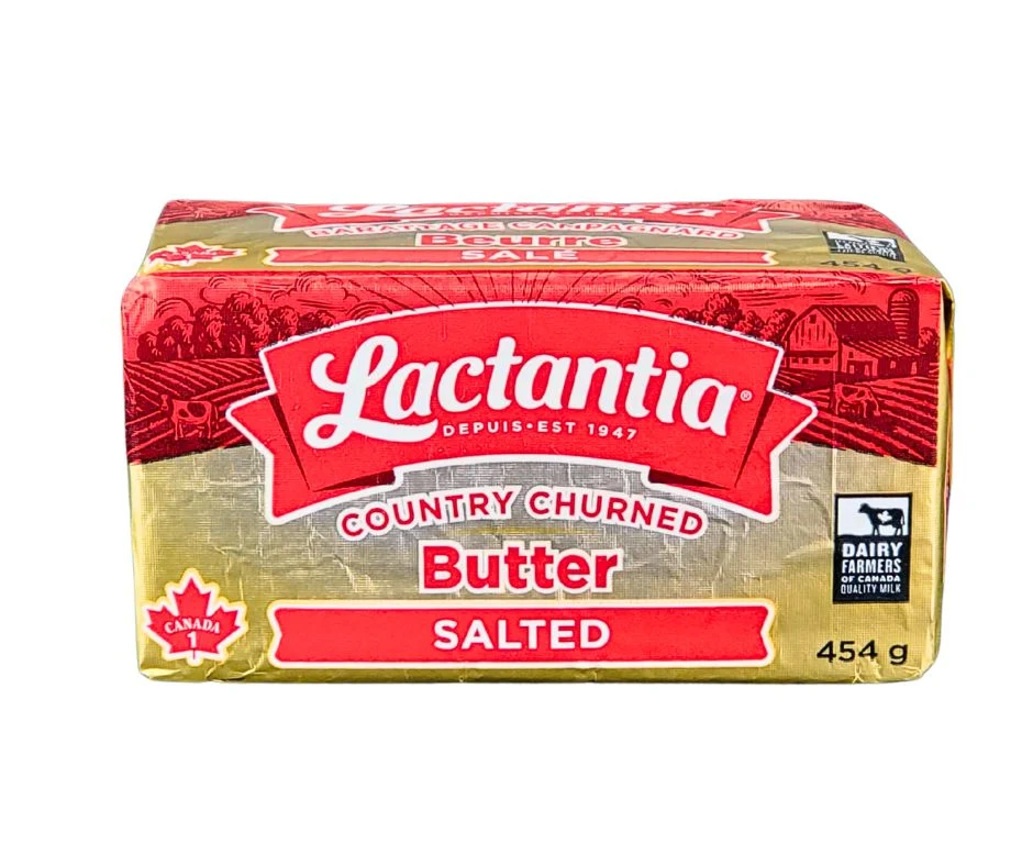 Lactantia - Premium Churned Butter - Unsalted — Case (20 x 454 G)