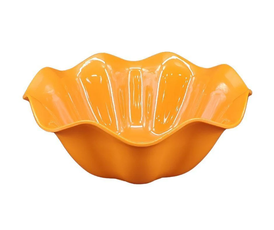 Melamine Flower Bowl - Orange - 12.2"