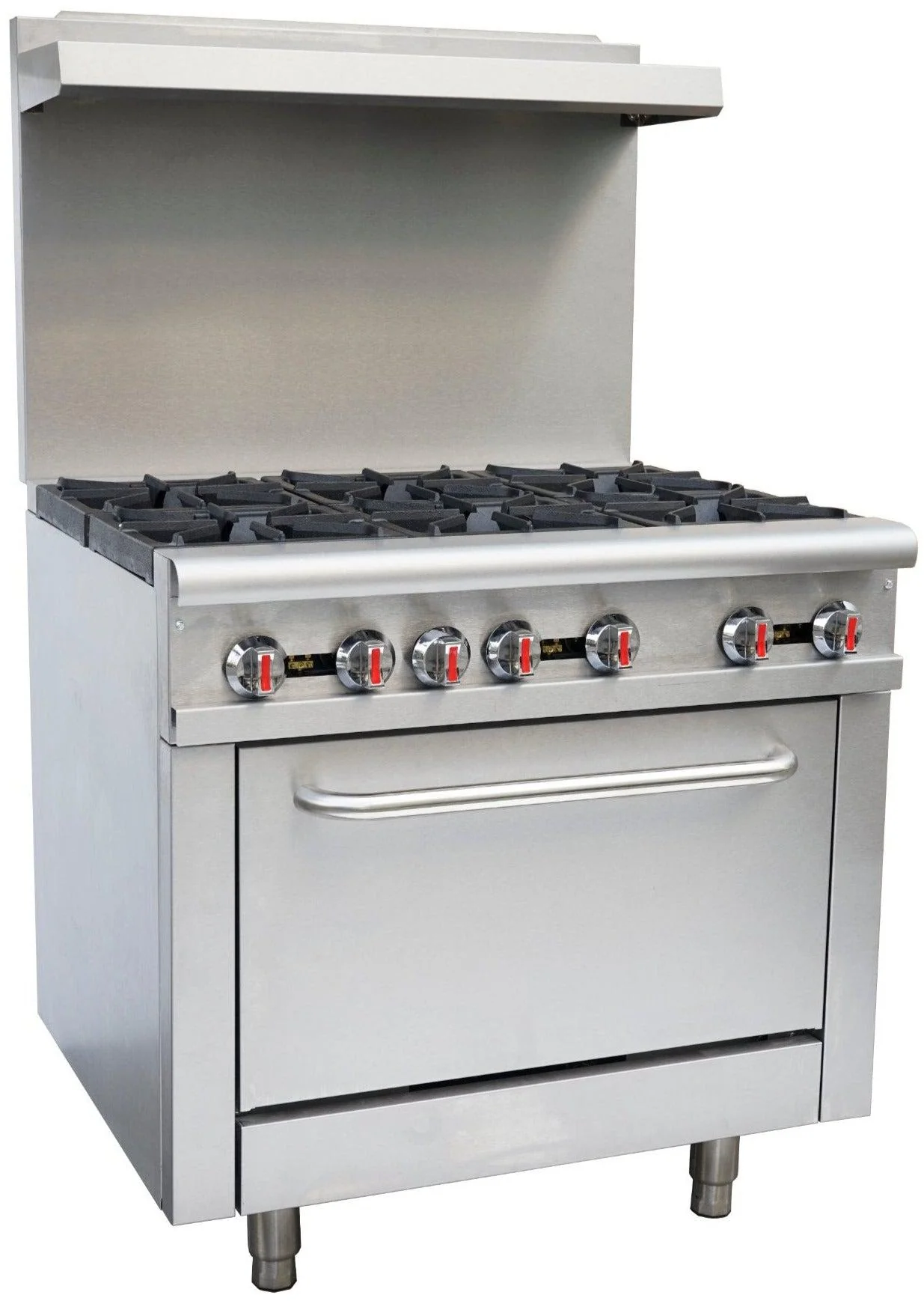 36" Gas Range - 6 Burners w/Oven - RGR36