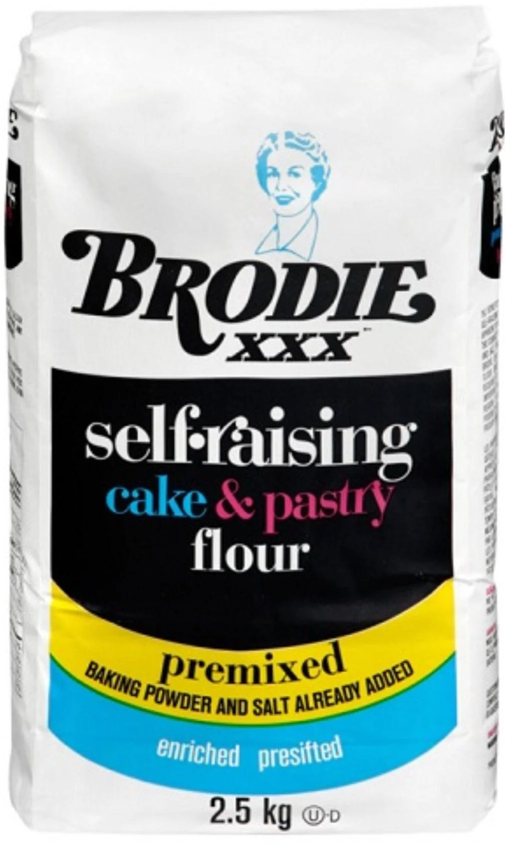 Brodies - Self Raising Cake & Pastry Flour — Case (10 x 2.5 KG)