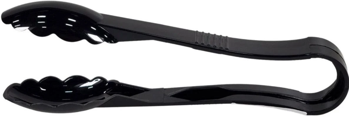 Scallop Tongs - Black - 9"
