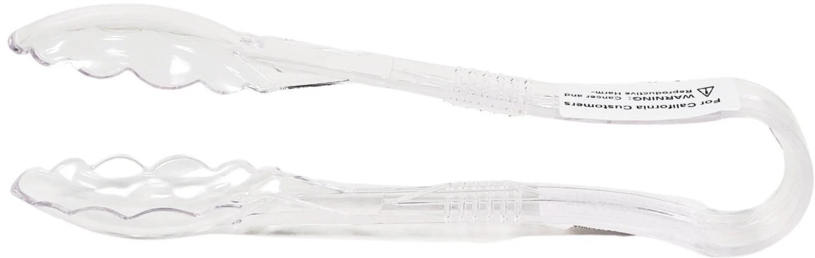 Scallop Tongs - Clear - 9"