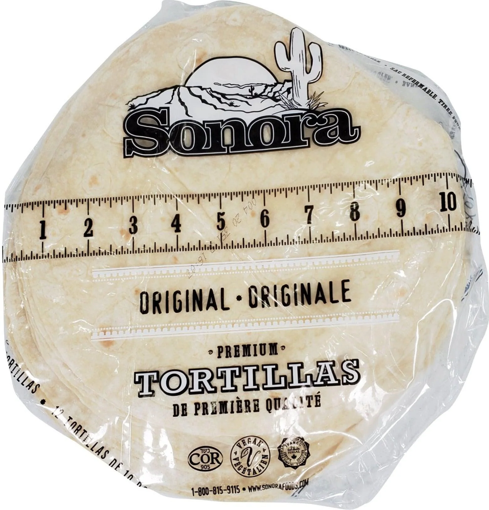 Sonora - Tortilla - White - 10in - 221004 — Case (12 CT)