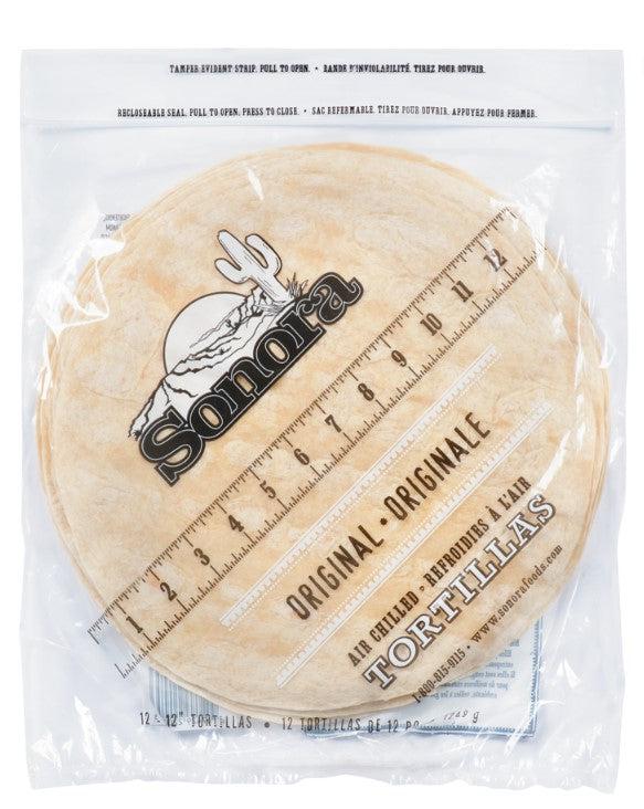 Sonora - Tortilla - White - 12in - 221005 — Case (12 CT)