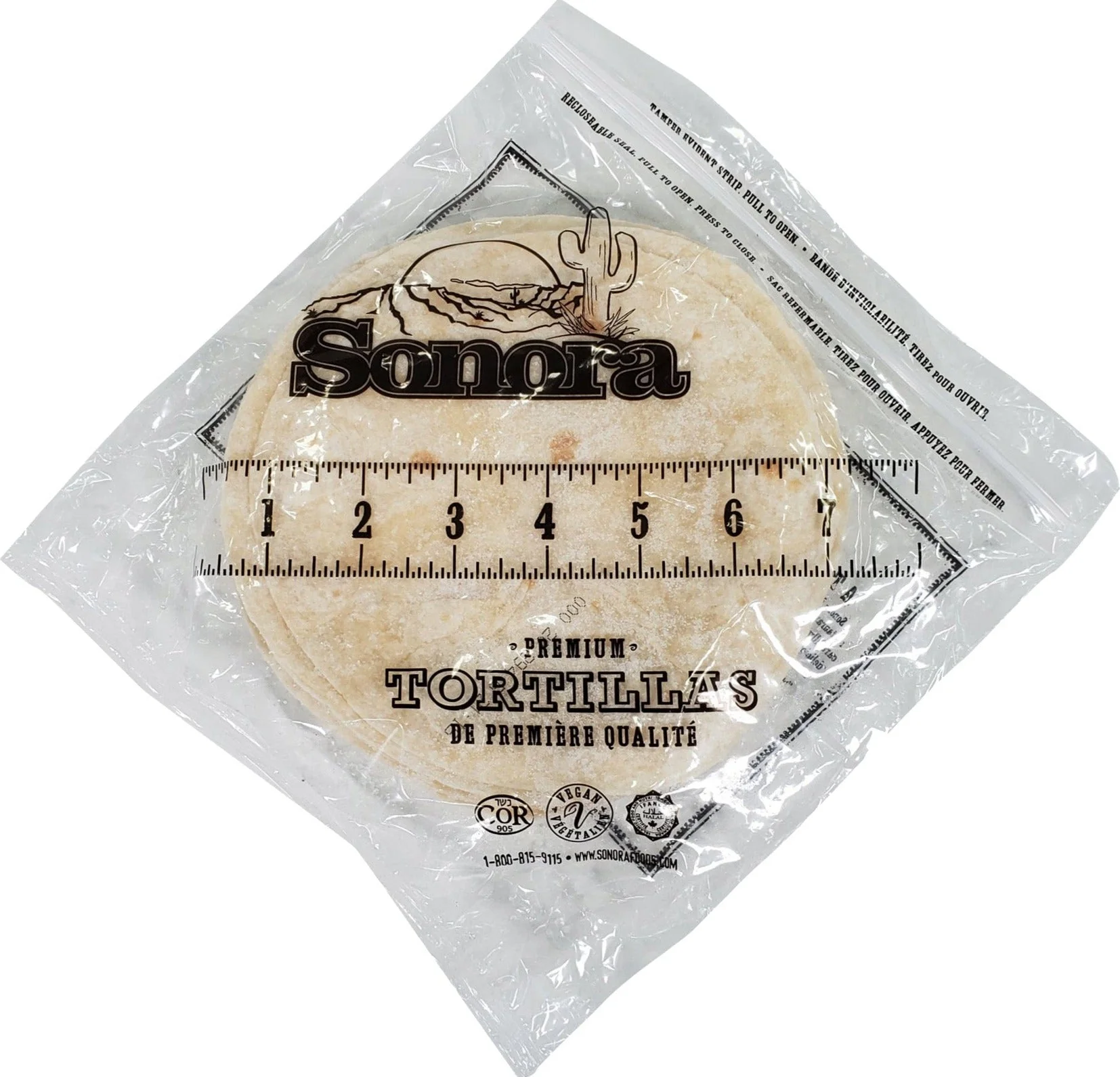 Sonora - Tortilla - White - 6 1/2in - 221000 — Case (42 x 12 CT)