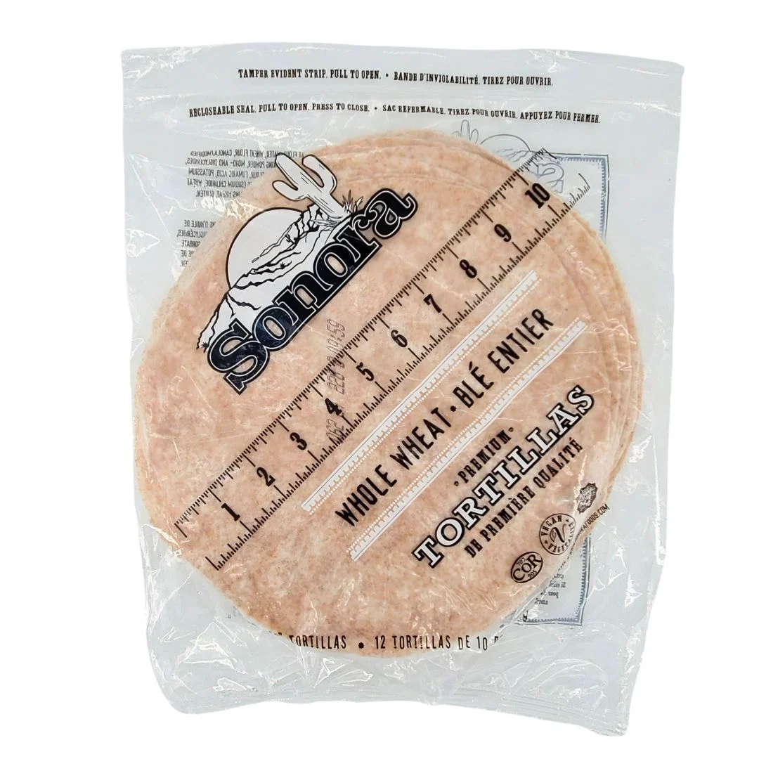 Sonora - Tortilla - Whole Wheat - 10in - 221062 — Case (12 x 12 CT)