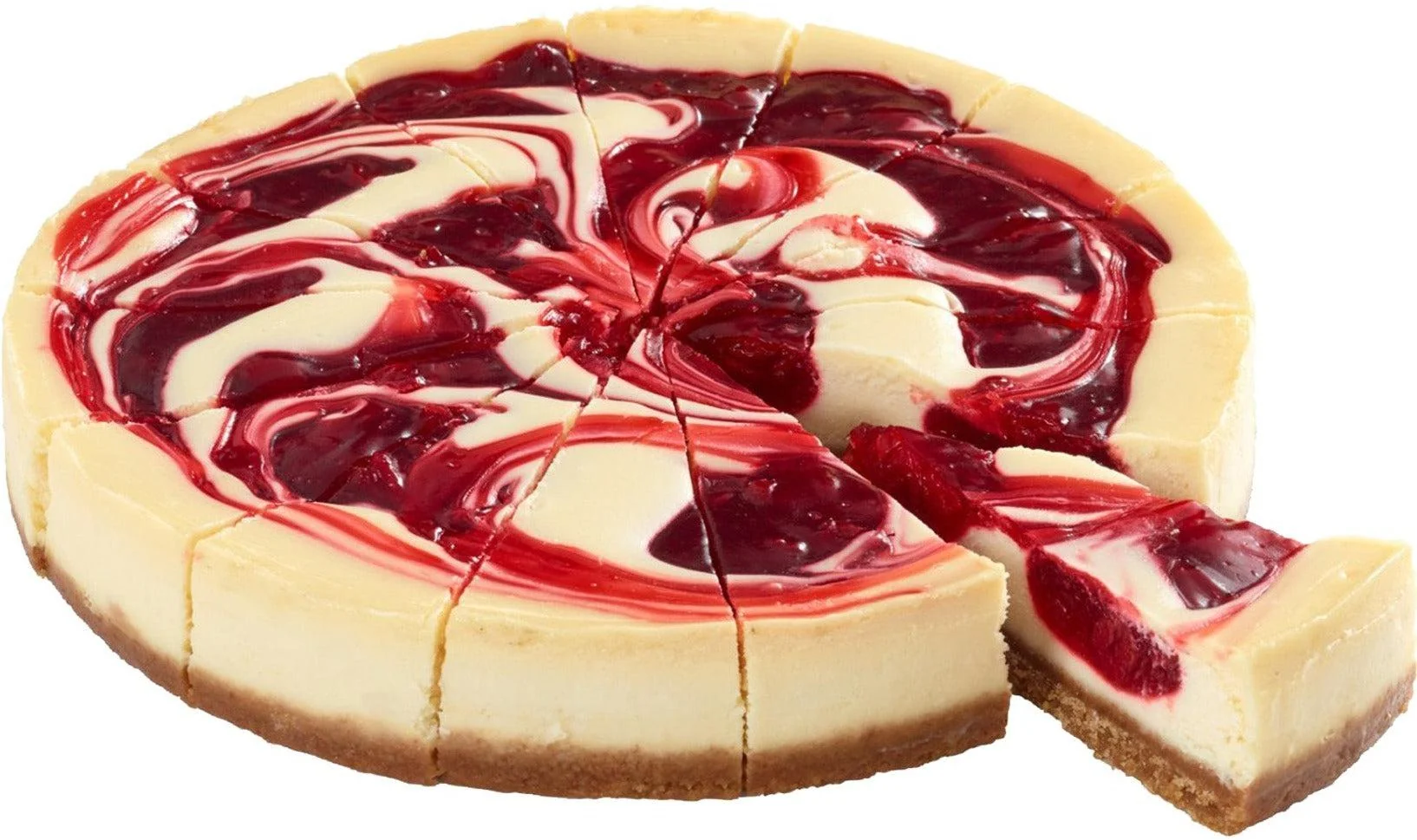Elite Sweets - Cake - 10" Cherry Cheesecake - Sliced — Case (4 CT)