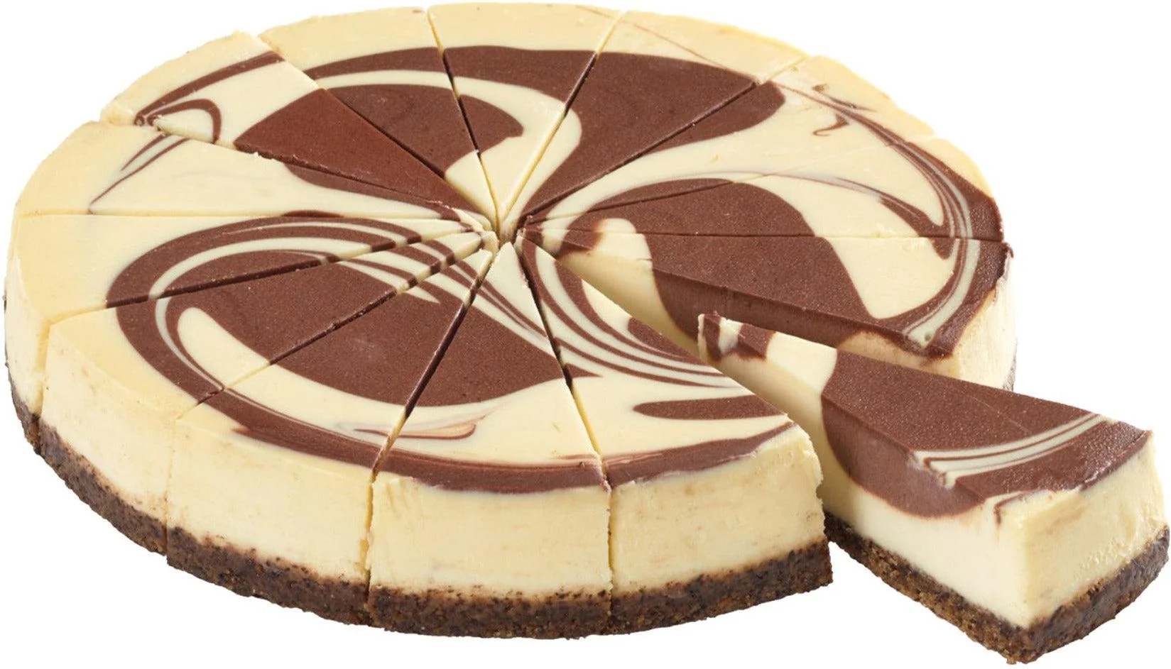 Elite Sweets - Cake - 10" Chocolate Swirl Cheesecake - Sliced — Each (1 CT)