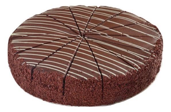 Elite Sweets - Cake - 10" Decadent Chocolate Truffle - Sliced — Each (1 CT)
