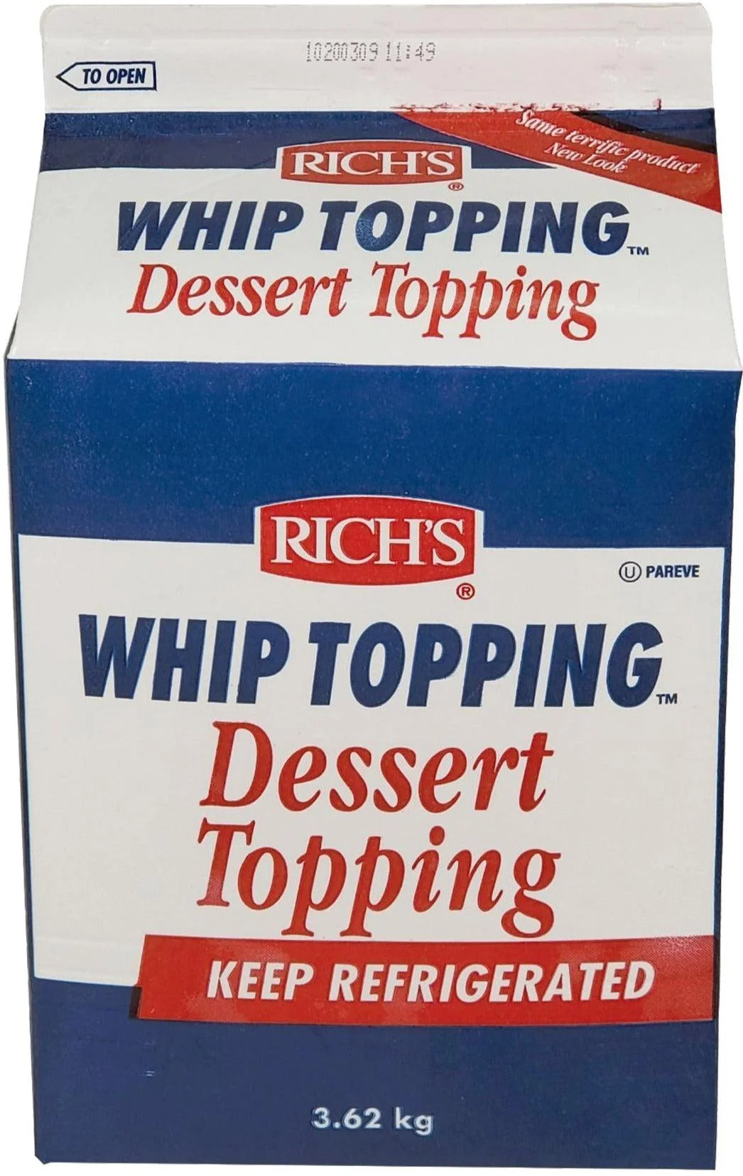 Richs - WhipTopping - Dessert Topping 3.62 kg — Case (4 x 1 CT)