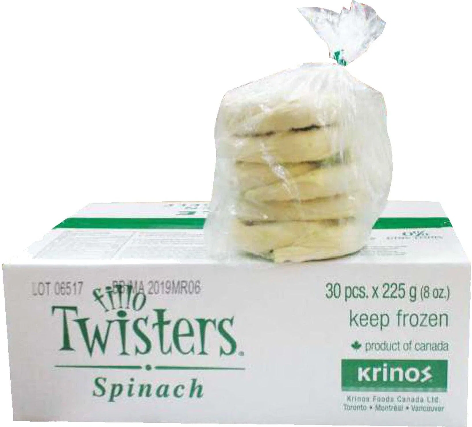 Krinos - Spinach Twister Spanakopita — Case (30 CT)