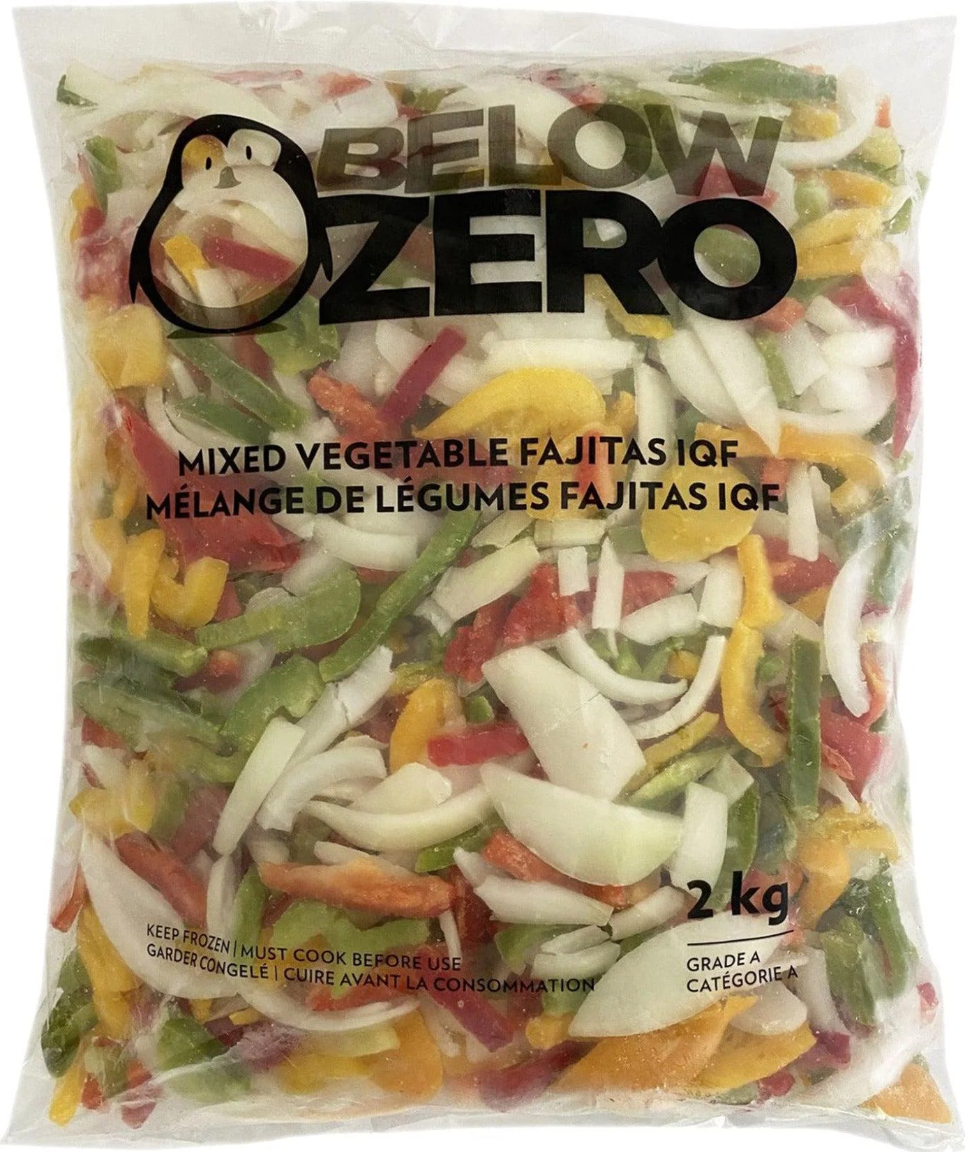 Below Zero - IQF Fajita Vegetable Mix - 6974 — Case (6 x 2 KG)