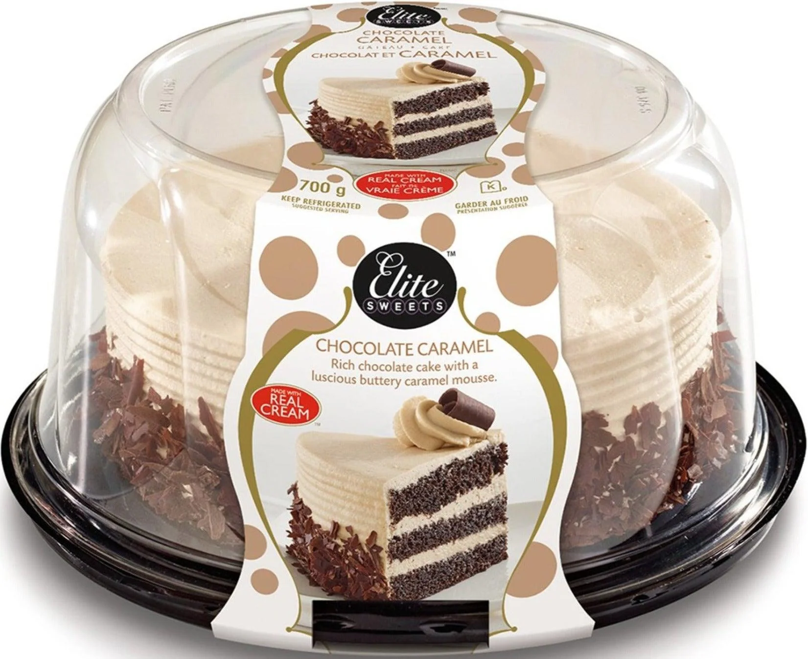 Elite Sweets - 6" Chocolate Caramel Cake — Each (1 CT)