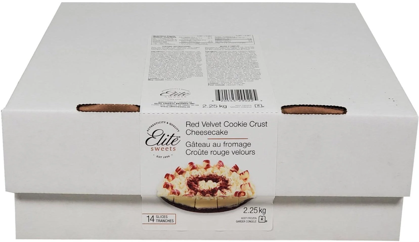 Elite Sweets - Cake - 10" Red Velvet Cheesecake — Case (2 CT)