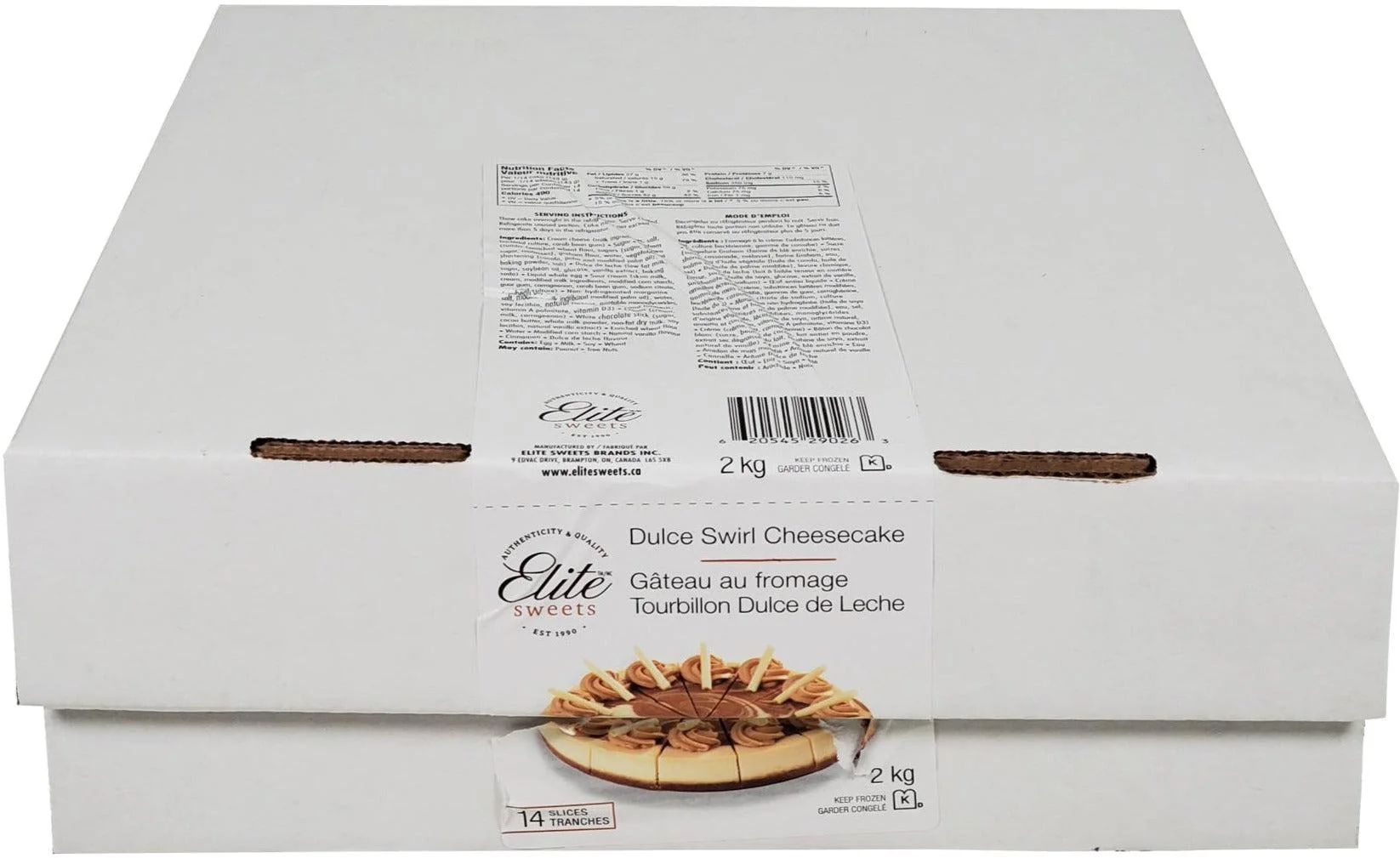 Elite Sweets - 10" Dulce Swirl Cheesecake — Each (1 CT)