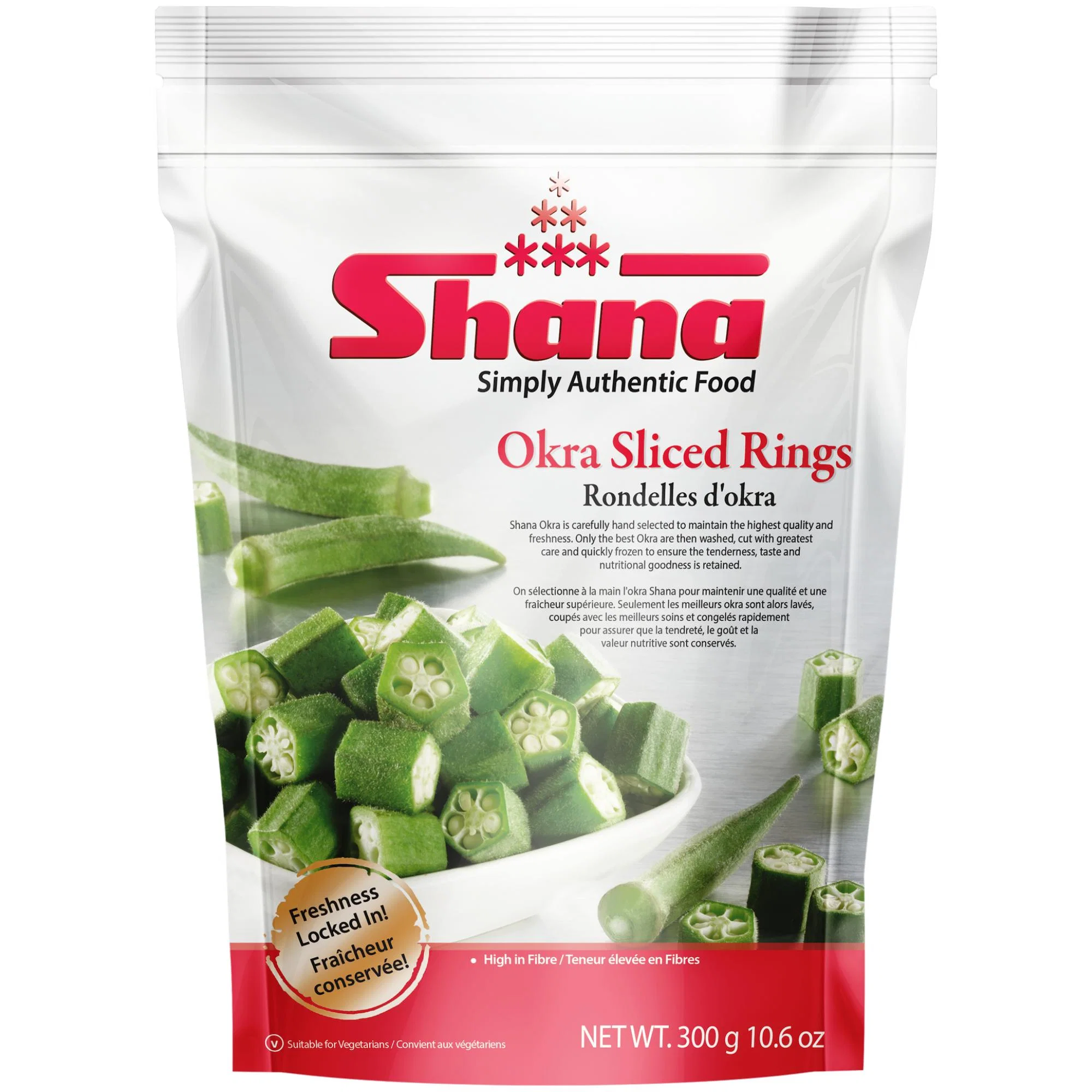 Shana - Okra Cut Ring — Case (12 x 300 G)