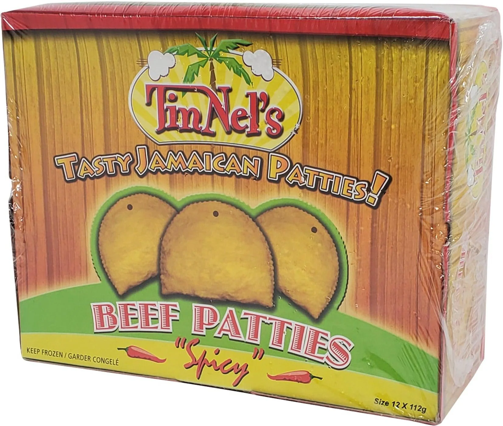 TinNels - Beef Patty - Spicy — Case (12 CT)