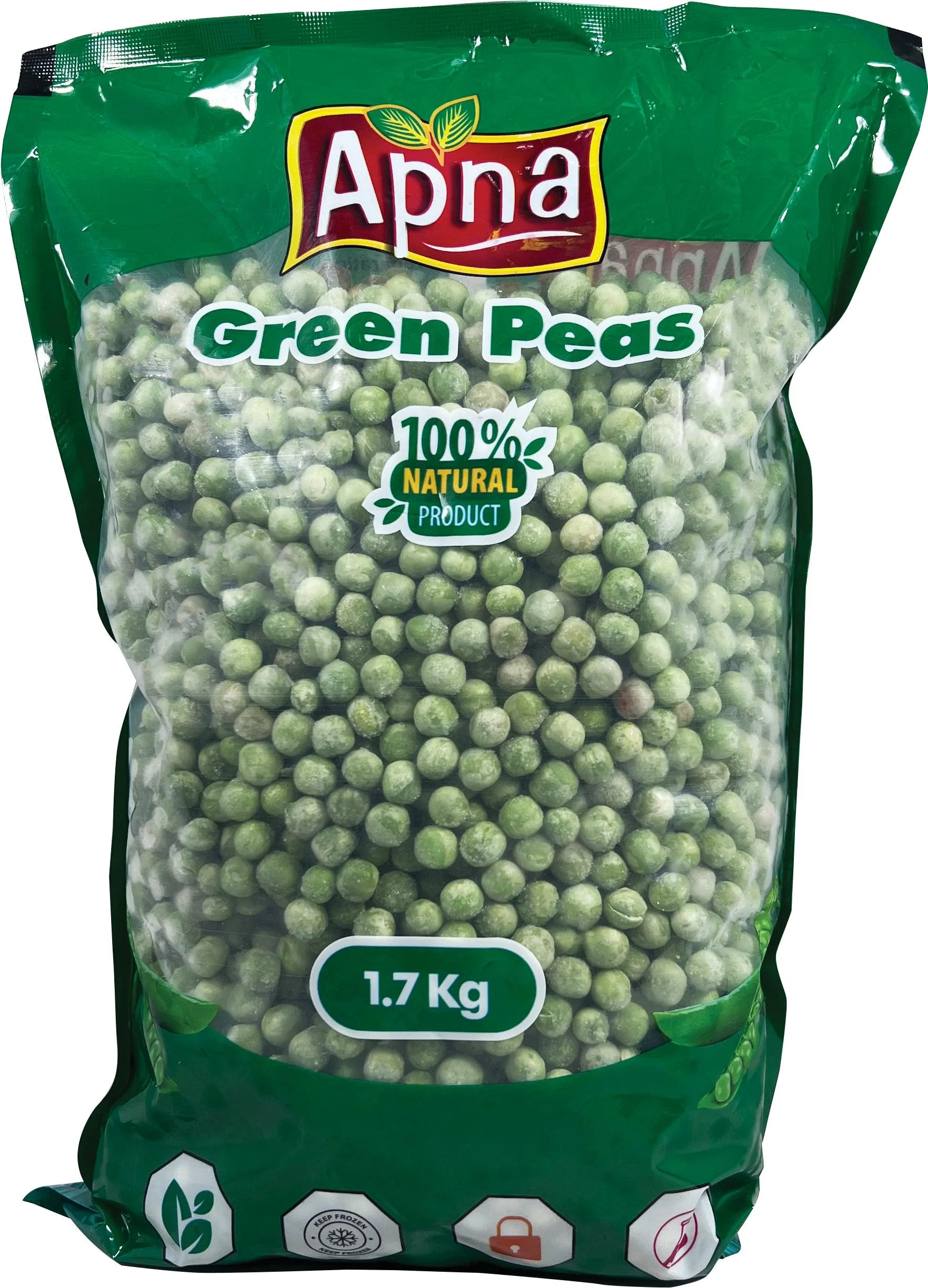 Apna - Green Peas - Frozen — Each (1.7 KG)