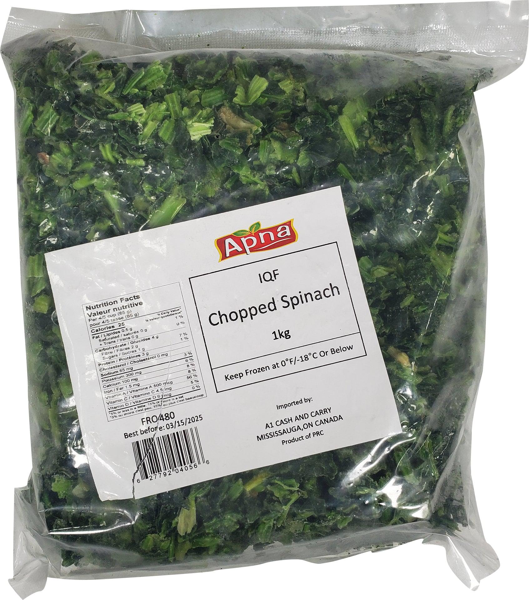 Apna - Chopped Spinach — Each (1 KG)