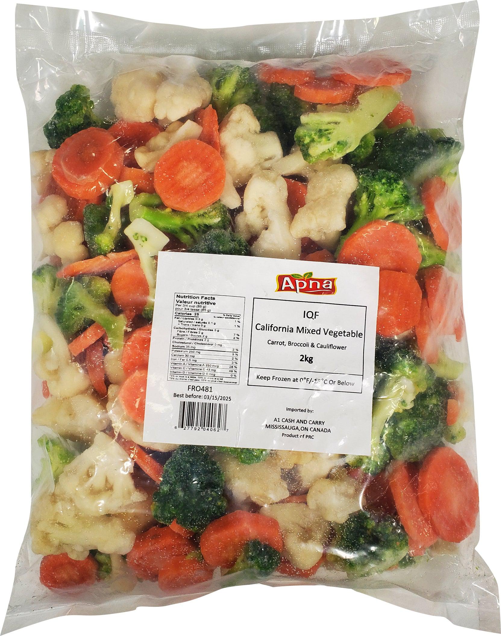 Apna - California Mixed Vegetables — Each (2 KG)