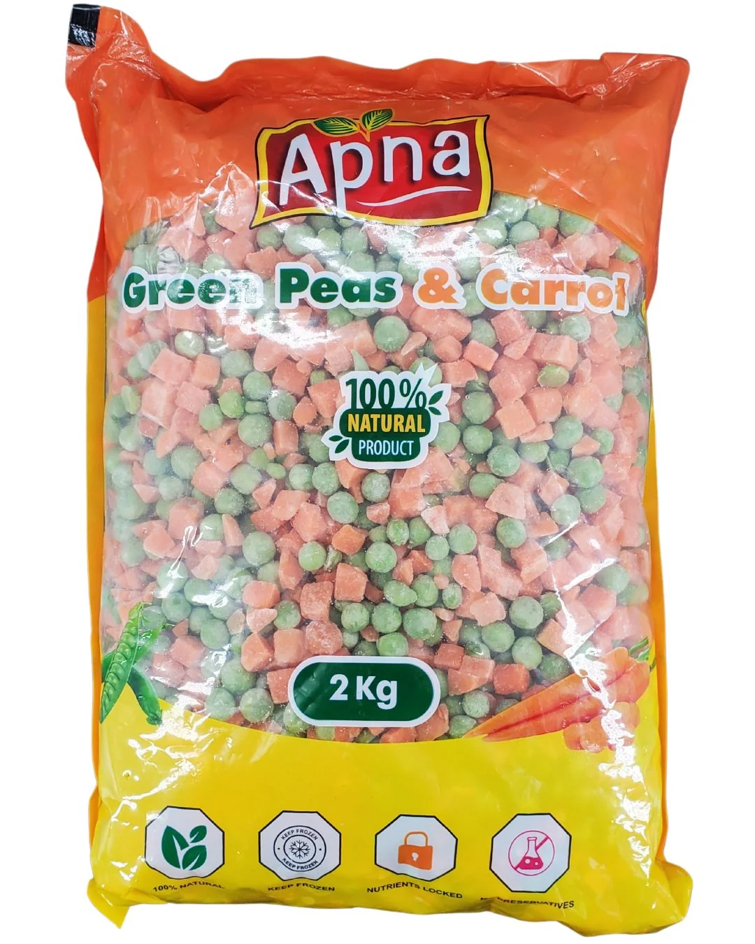 Apna - Green Peas & Carrots — Each (2 KG)