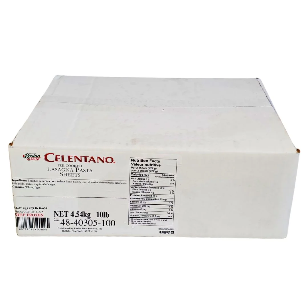 Celentano - Pasta Sheets - 4oz - 40ct