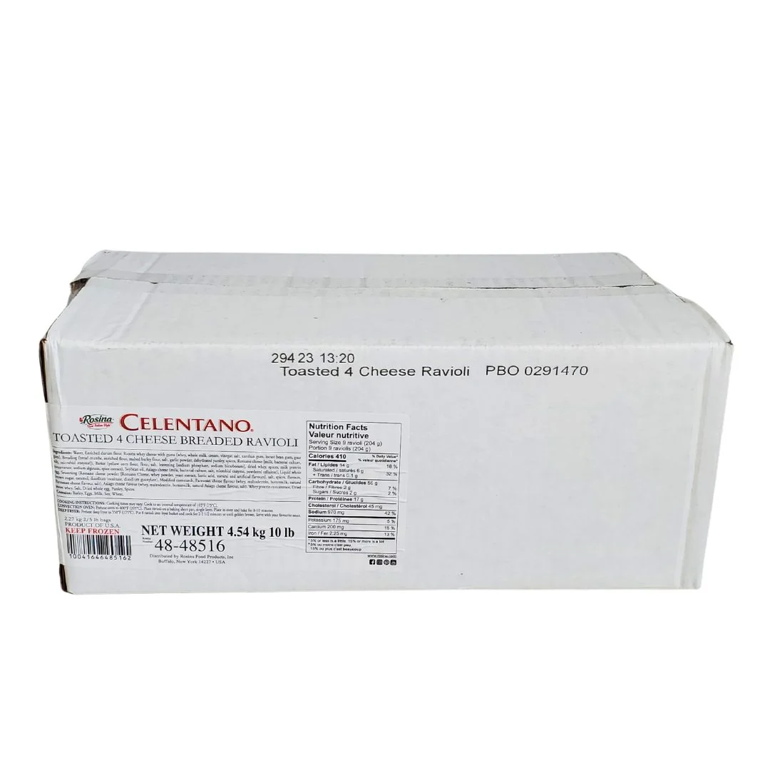Celentano - Toasted Cheese Ravioli - 2 x 5 LBS — Case (2 x 5 LB)