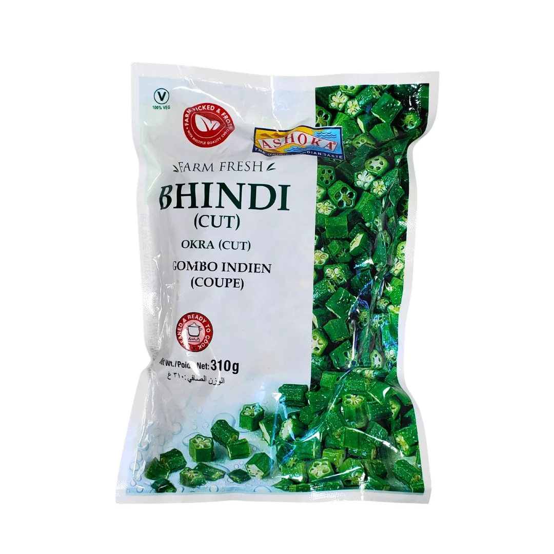 Ashoka - Okra Cut - Frozen — Case (24 x 310 G)