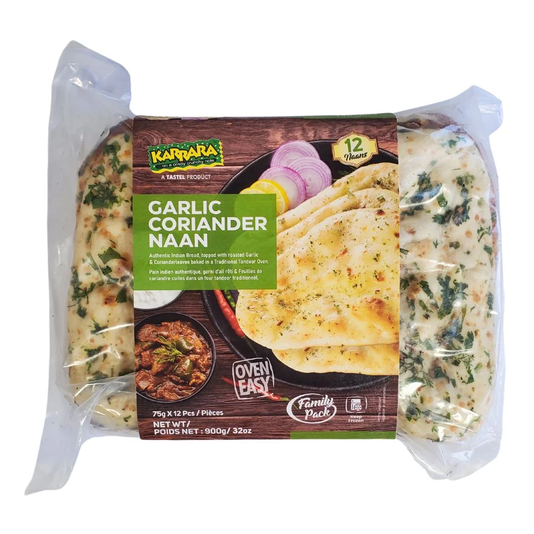Karrara - Garlic Coriander Naan - 75g — Each (12 CT)