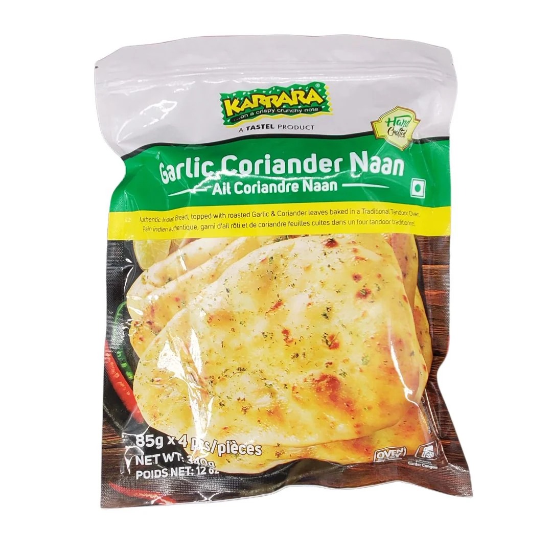 Karrara - Garlic Coriander Naan - 85g — Case (4 CT)