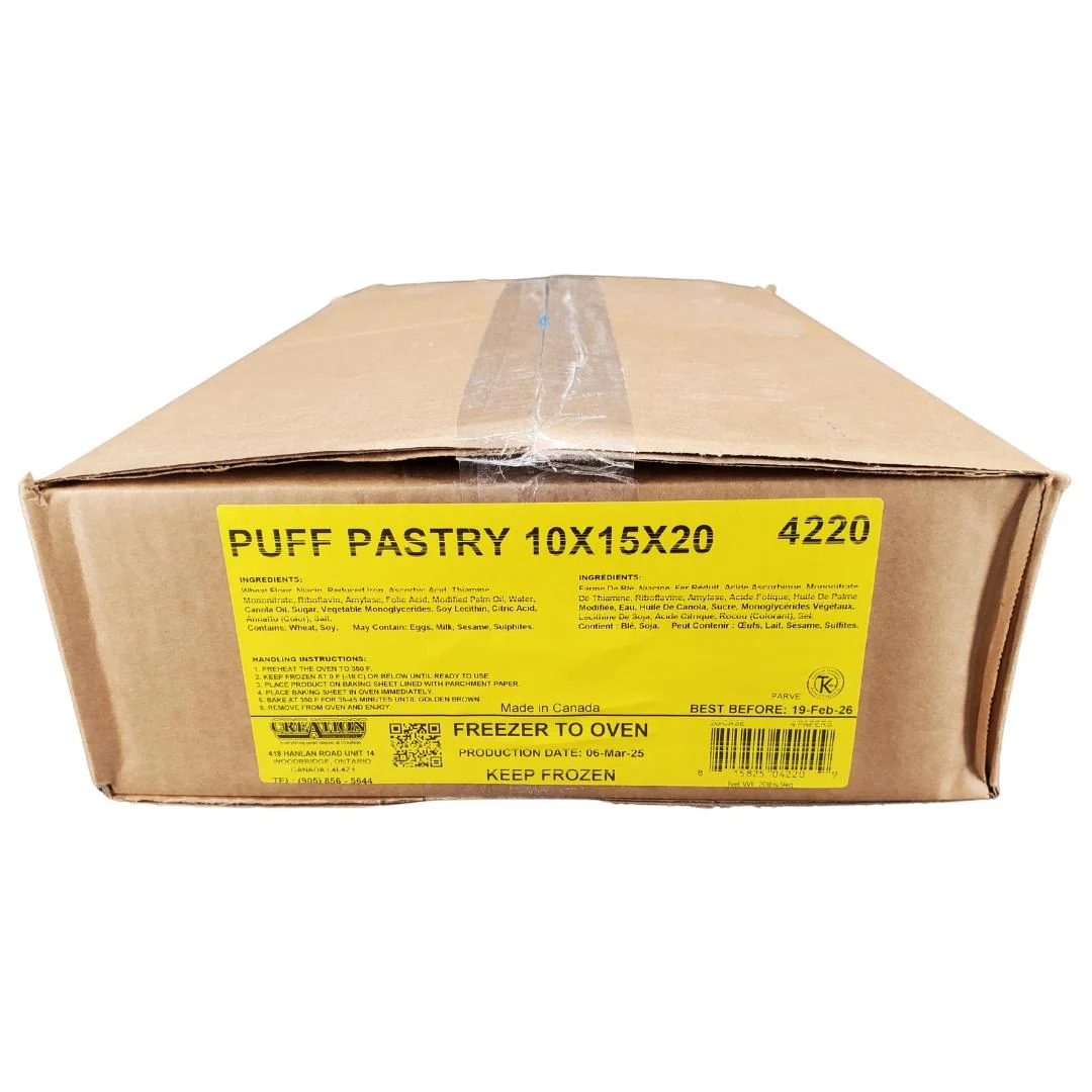 Creation - Puff Pastry Sheet - 10x15" - 20ct