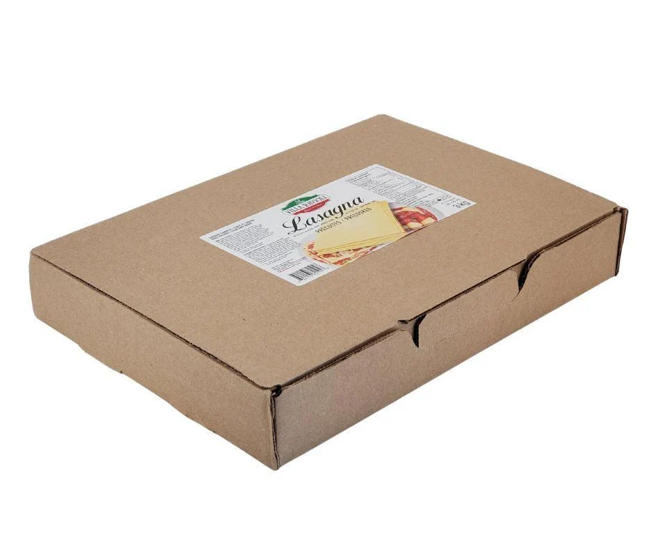 Villa Ravioli - Cooked - Pasta / Lasagna Sheets 8" x 11" — Case (5 x 3 KG)