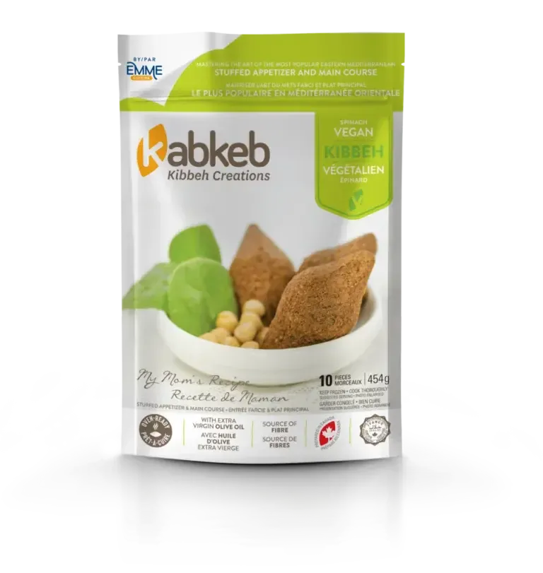 Kabkeb - Kibbeh - Spinach Vegan — Each (454 G)