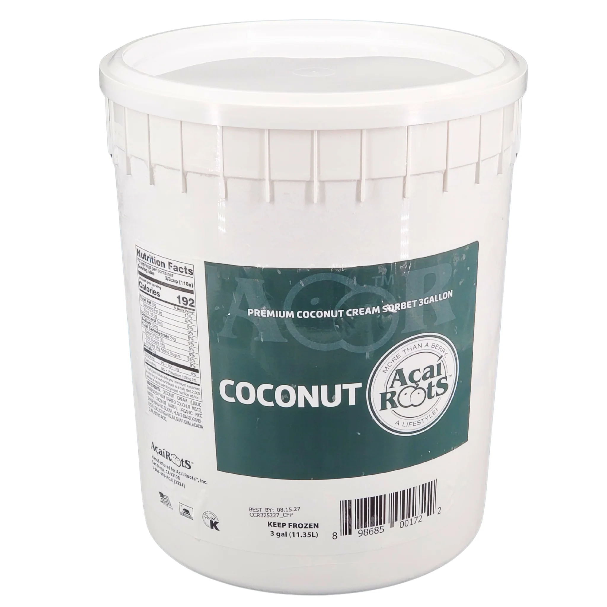 Acai Roots - Premium Coconut Cream Sorbet