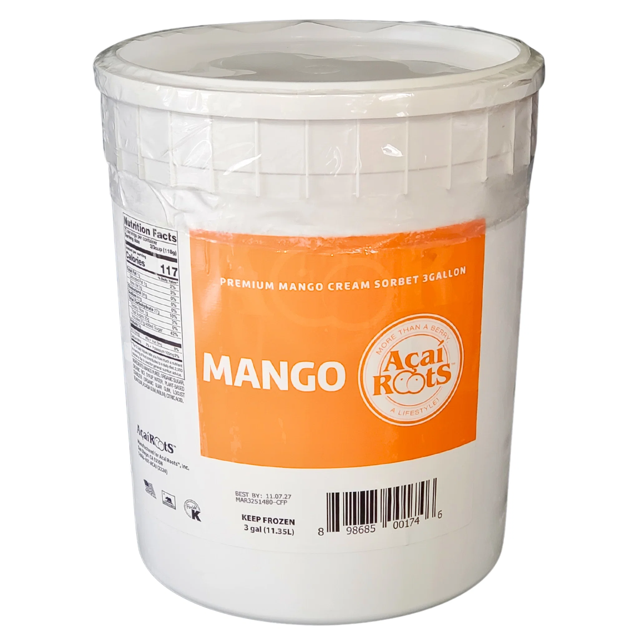 Acai Roots - Premium Mango Cream Sorbet