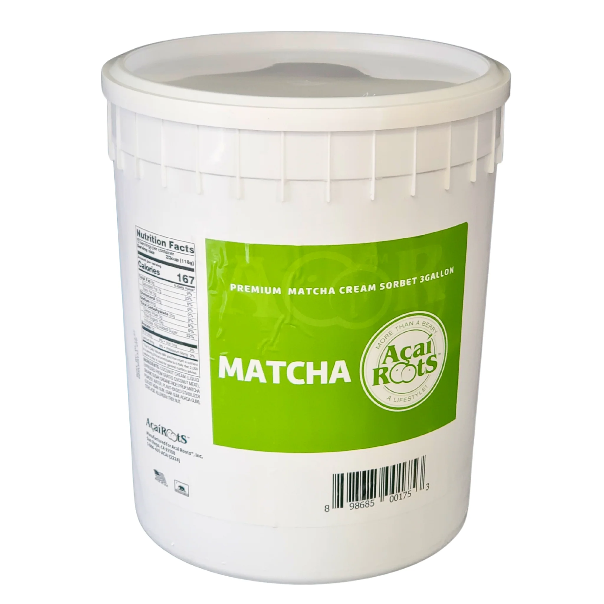 Acai Roots - Premium Matcha Cream Sorbet