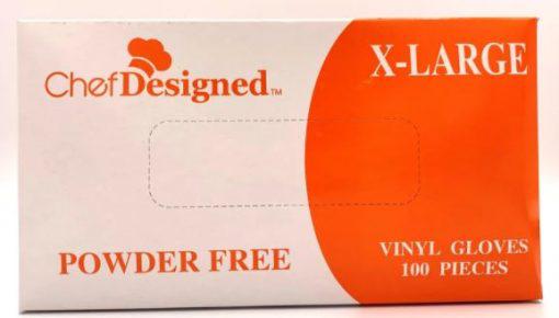 Basic - Vinyl Gloves Exam - Clear - X Large - Powder Free — Case (100 CT)