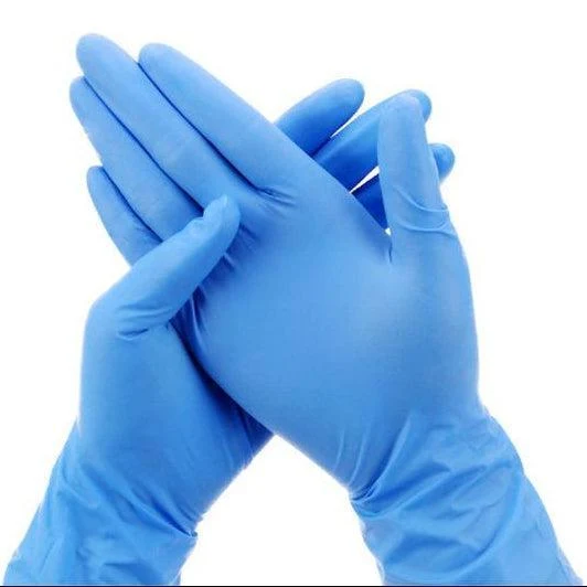 Advance Care - Nitrile Gloves Exam - Blue - Medium — Case (100 CT)