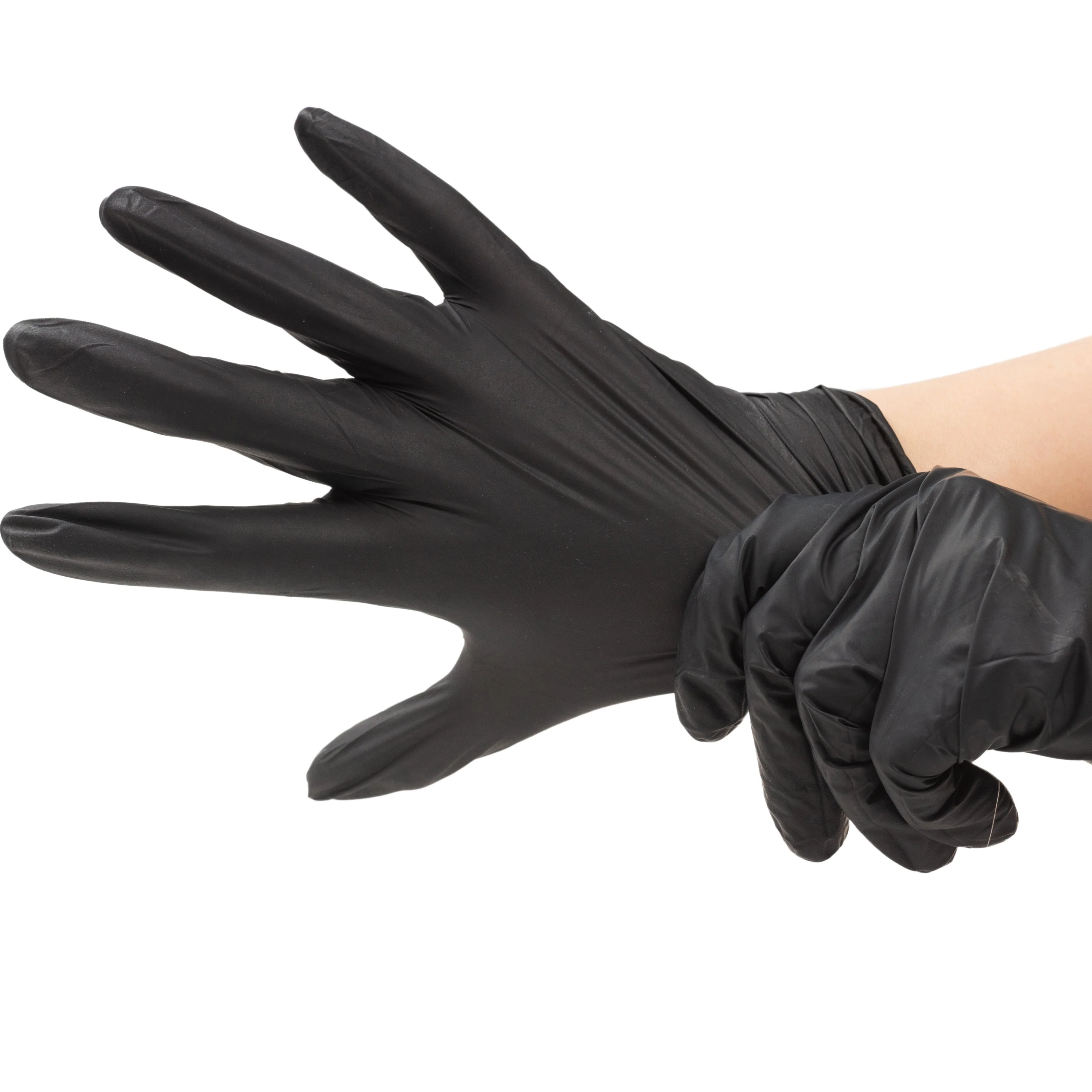 Touch Flex - Nitrile Gloves Exam - Black - Medium — Case (100 CT)
