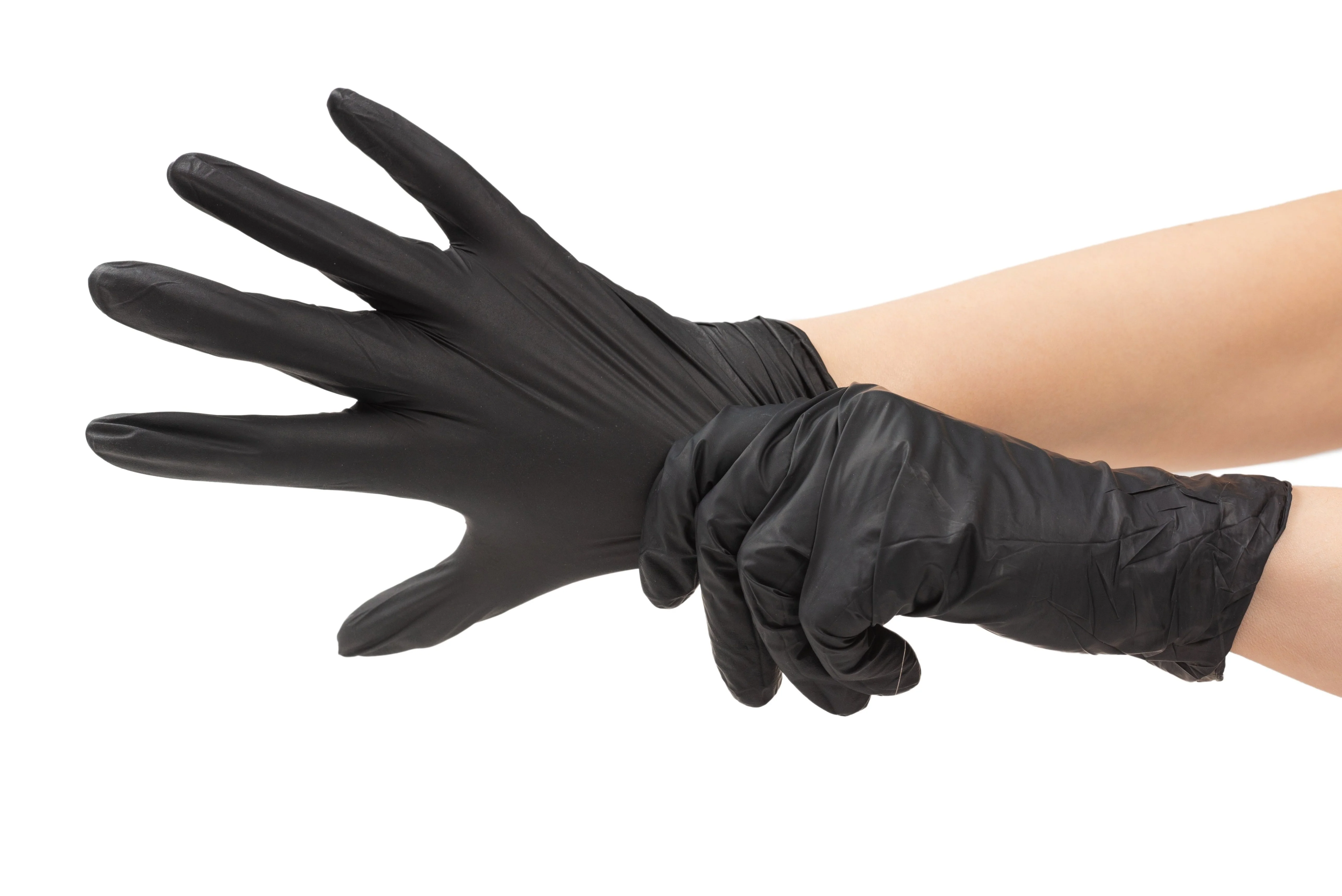 Touch Flex - Nitrile Gloves Exam - Black - Large — Case (10 x 100 CT)