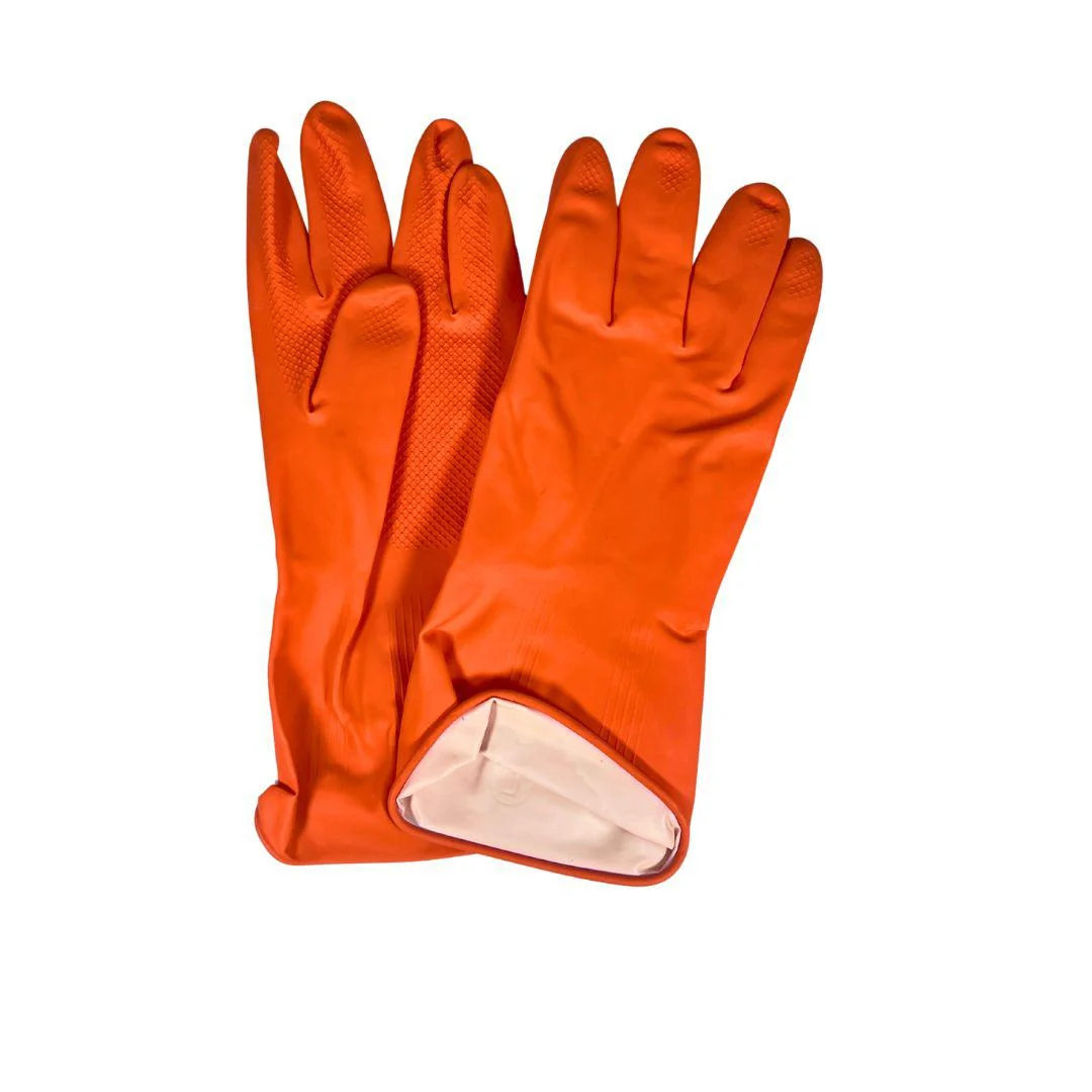 Dish Washing Gloves - 888 - Large - Orange — Case (12 x 1 CT)