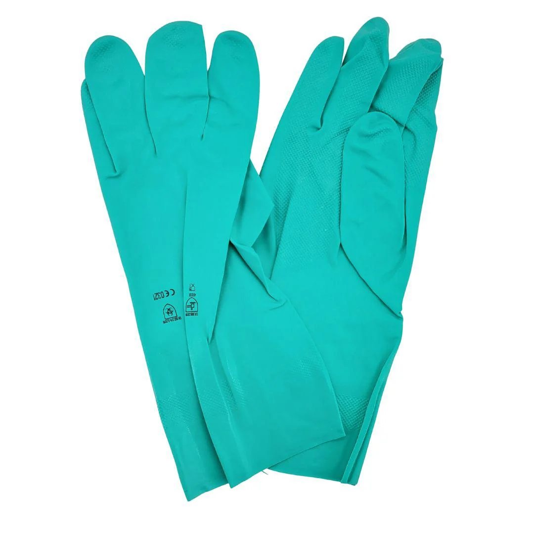 Work-Eze - 13" Nitrile Gloves - Large - Green — Each (1 CT)
