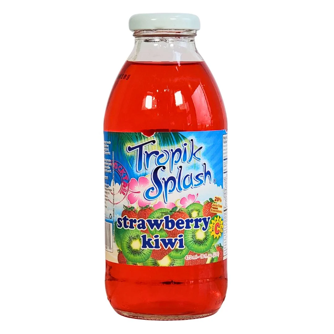 Tropik Splash - Juice - Kiwi Strawberry - Bottles