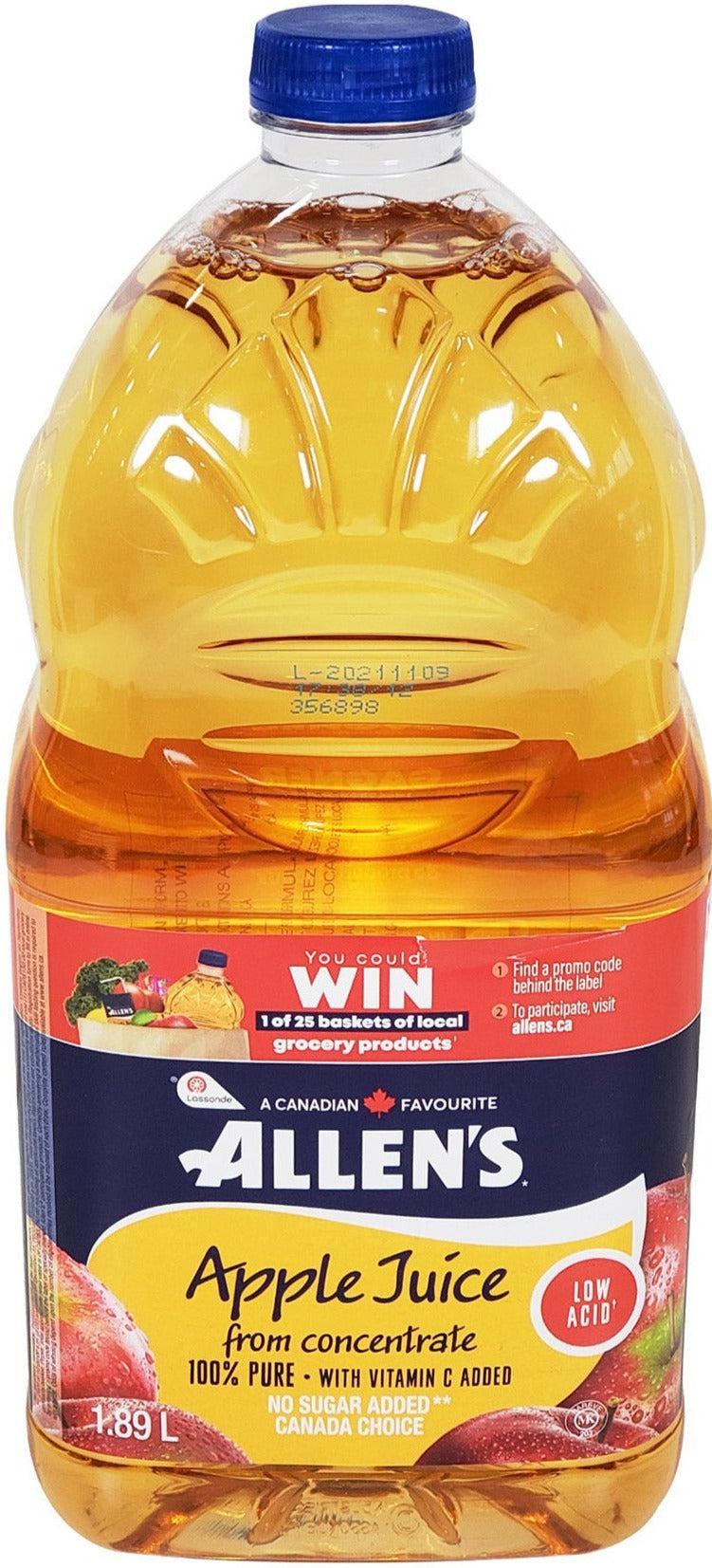 Allen's - Apple Juice - PET — Each (1.89 L)